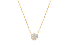  Luna Gaze - Gliederketten - Silber / 14kt GP - Zirkonia - 45cm